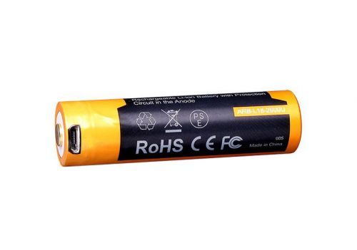 Fenix dobíjecí baterie 18650 2600 mAh s USB