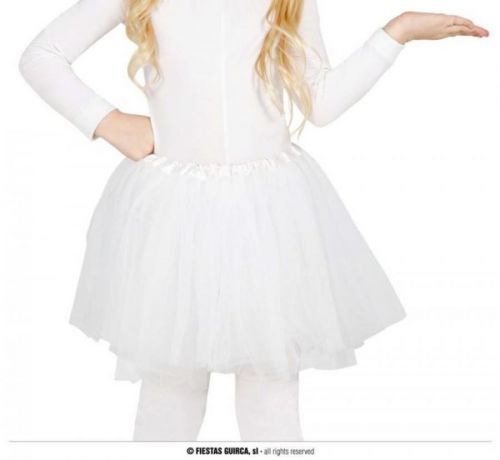 Dětská bílá sukně TUTU 31cm - GUIRCA
