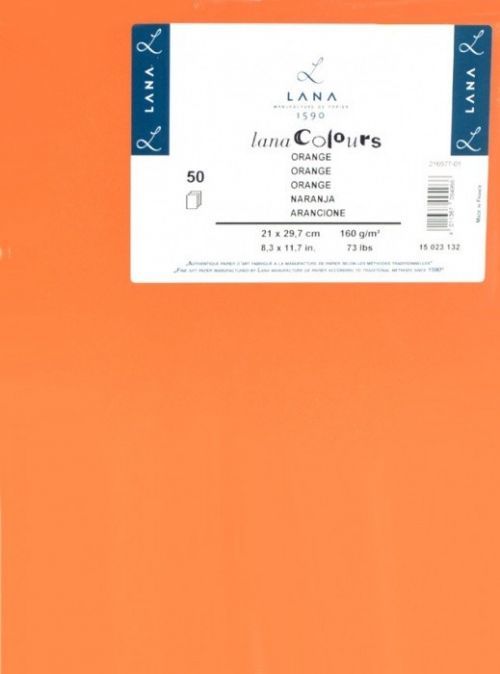 Hahneműhle Lana Colours Paper - Hahnemühle A4 - oranžový 160g/m2
