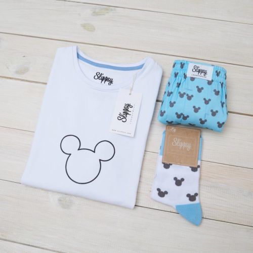 Slippsy Pánský set Mickey White