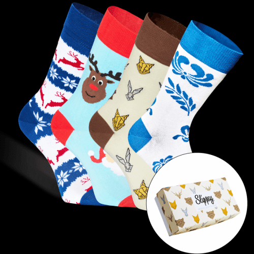 Slippsy Animal socks box