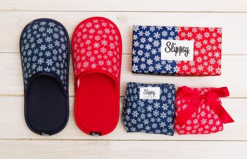 Slippsy Red and Blue Snowflake set
