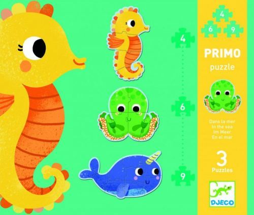 Puzzle pro nejmenší - Djeco - Pod mořem