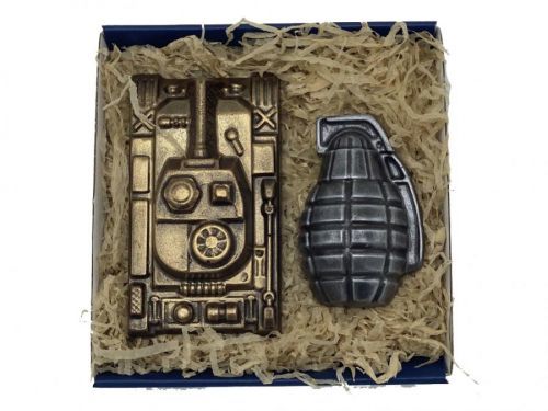 Čokolandia Čokoládová sada - Tank a granát