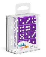 Oakie Doakie Dice Dice Set Solid Purple - D6 16mm (12x)