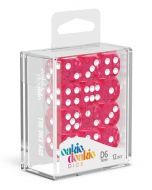 Oakie Doakie Dice Dice Set Speckled Pink - D6 16mm (12x)