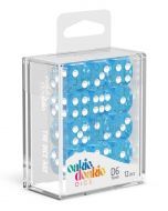 Oakie Doakie Dice Dice Set Speckled Light Blue - D6 16mm (12x)