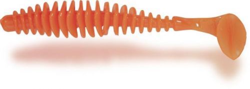 Magic Trout Gumová nástraha T-Worm Paddler 1,5g 5,5cm Sýr 6ks - Neon oranžová
