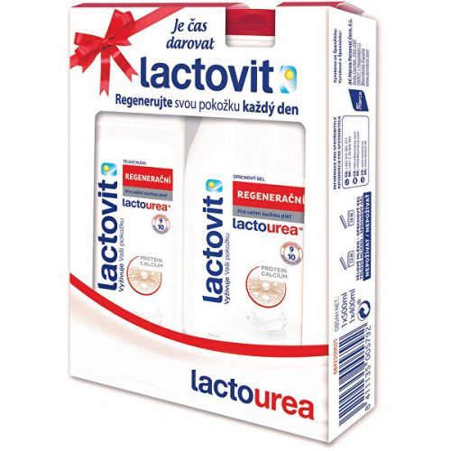 Lactovit Dárková sada regenerační tělové péče Lactourea