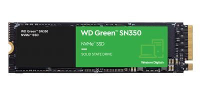 SSD 1TB WD Green SN350 NVMe M.2 PCIe Gen3 2280; WDS100T3G0C