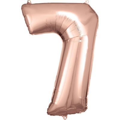 Balónek foliový Číslo 88 cm rose gold 07 ALBI