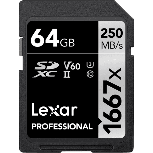 LEXAR SDXC 64GB UHS-II 1667x Pro
