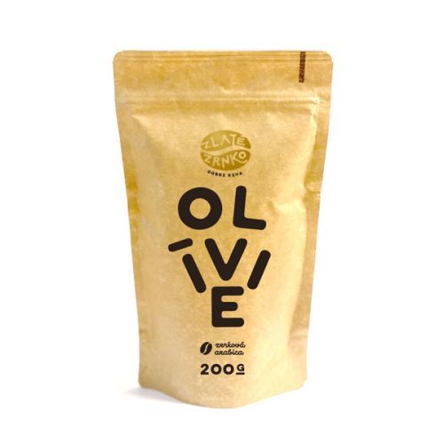 Káva Zlaté Zrnko - Olívie (Směs 100% arabica) - 