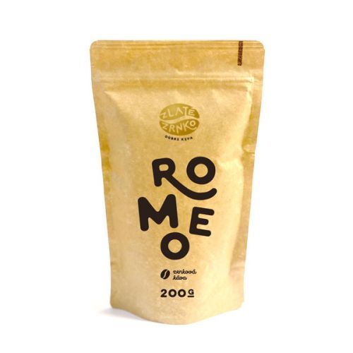 Káva Zlaté Zrnko - Romeo (Směs 85% arabica a 15% robusta) - 