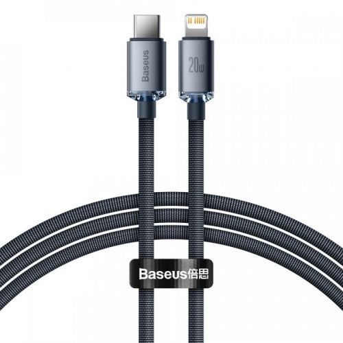 Rychlý datový kabel USB-C/Lightning - Baseus, PD20W 120cm Black