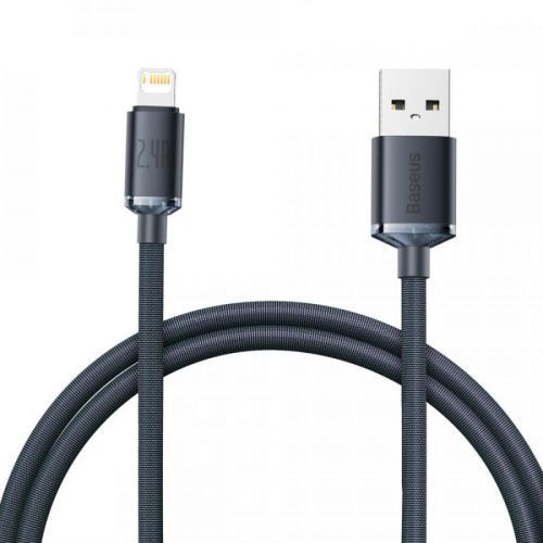 Kabel USB-A/Lightning - Baseus, Crystal Shine 120cm Black