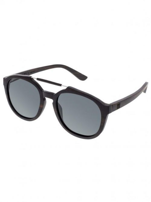 VeyRey Sluneční brýle dřevěné polarizační Maple černé SG0357