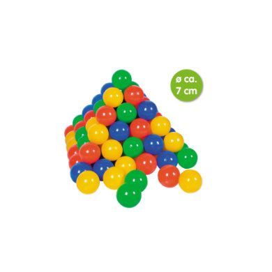 knorr® toys ball set 100 míčků color ful