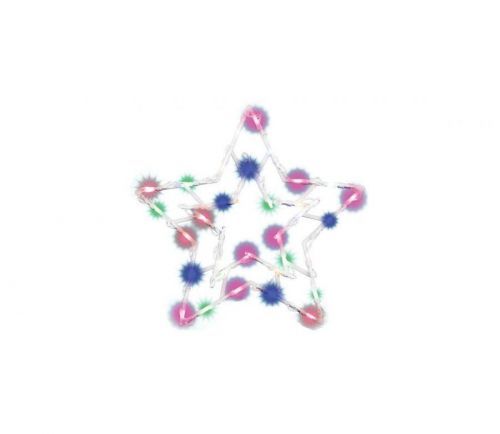 LED Dekorace do okna LED/3xAA multicolor