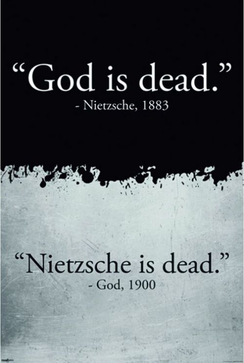 CLOSE UP Plakát, Obraz - God is Dead, (61 x 91.5 cm)