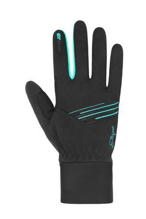 Etape – dámské rukavice JASMINE WS+, černá/mint S