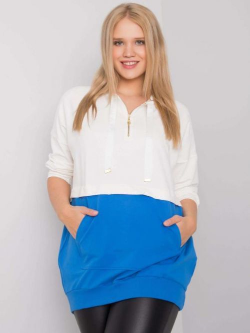 ORIGINÁLNÍ TUNIKA PHILOMENE - BÍLÁ/MODRÁ RV-TU-6851.28 Velikost: ONE SIZE