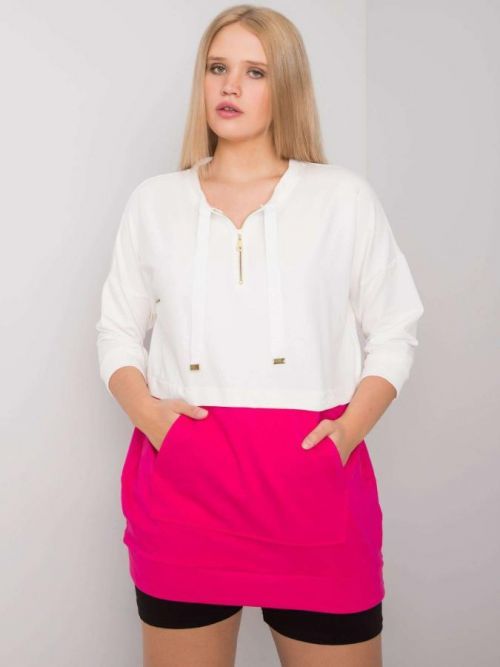 ORIGINÁLNÍ TUNIKA PHILOMENE - BÍLÁ/FUCHSIOVÁ RV-TU-6851.28 Velikost: ONE SIZE