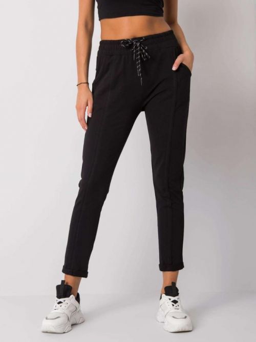 ČERNÉ DÁMSKÉ TEPLÁKY RV-DR-6971.91-BLACK Velikost: S