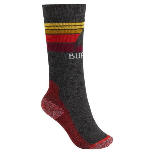 Burton EMBLEM MDWT TRUE BLACK dámské sportovní ponožky - šedá