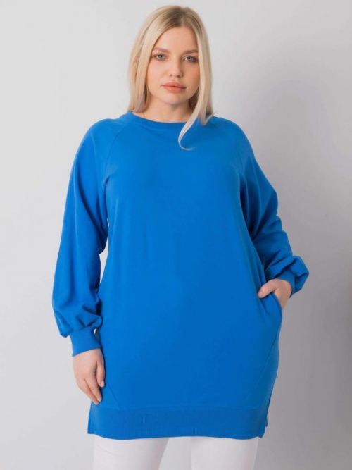 MODRÉ DÁMSKÉ TRIČKO S KAPSAMI RV-BZ-7227.95-BLUE Velikost: ONE SIZE