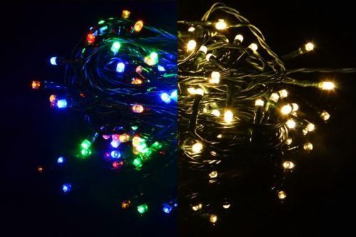 Nexos Vánoční světelný řetěz 400 LED - 9 blikajících funkcí - 39,9 m