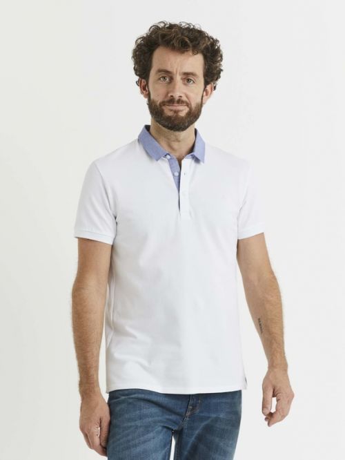 Celio Polo triko Bílá