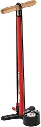 Lezyne Steel Floor Drive Fire Red