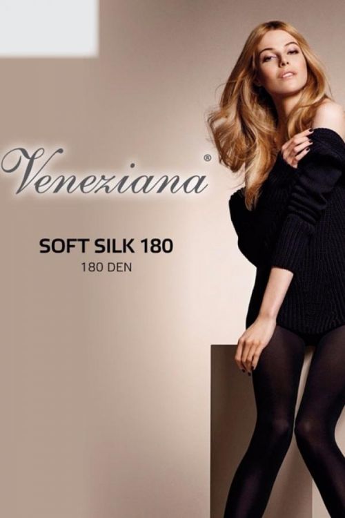 Černé punčochy Soft Silk 180DEN