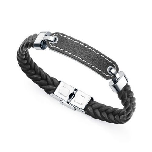 Viceroy Stylový pánský kožený náramek Magnum 15108P01010