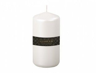 Svíčka METALIK VALEC d5x10cm/metal lesk-perleť ===