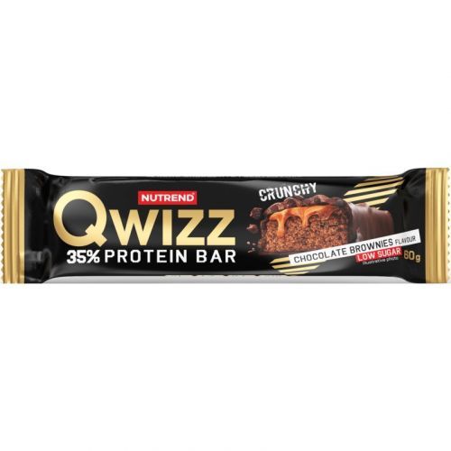 Nutrend QWIZZ PROTEIN BAR proteinová tyčinka příchuť chocolate brownies 60 g
