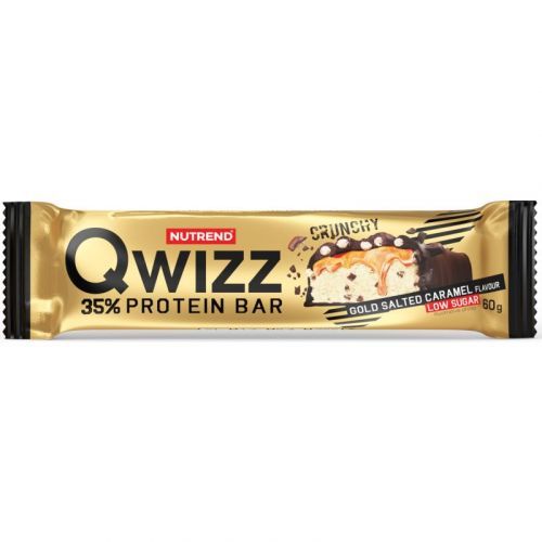 Nutrend QWIZZ PROTEIN BAR proteinová tyčinka příchuť salted caramel 60 g