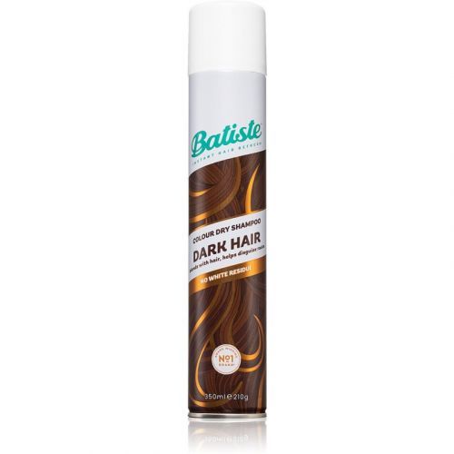 Batiste Dark and Deep Brown suchý šampon pro tmavé vlasy 350 ml
