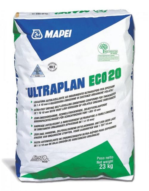 Samonivelační hmota Mapei Ultraplan Eco 20 23kg 1491523