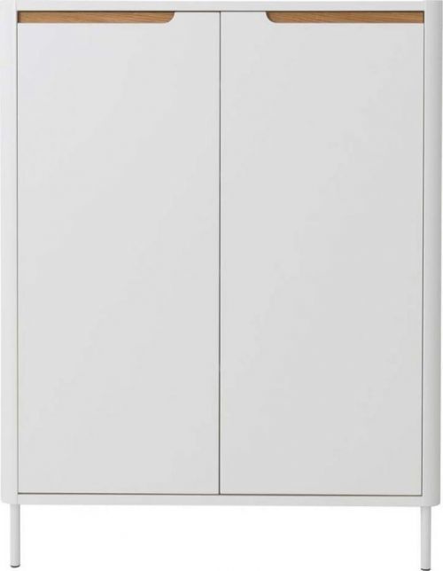 Bílý botník Tenzo Switch, 88 x 110 cm