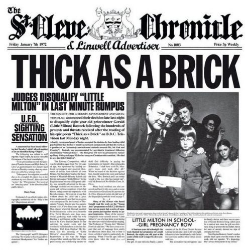 CD Jethro Tull: Thick As A Brick (Reedice 2015)