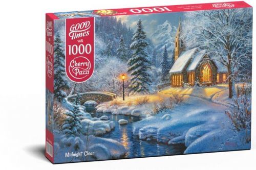 Cherry Pazzi Puzzle - Zasněžený kostelik 1000 dílků