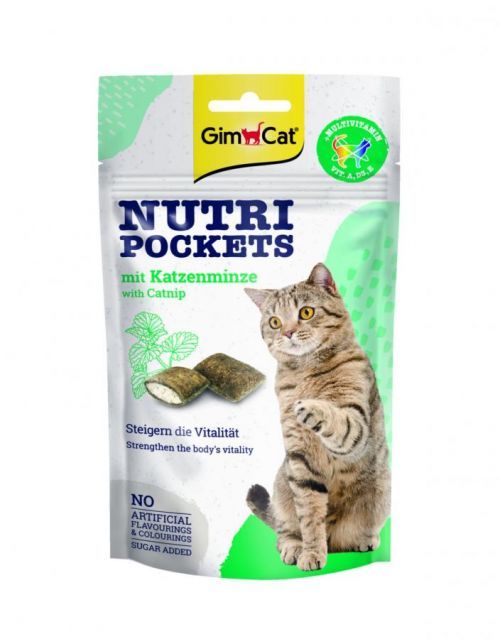 Gimcat Nutri Pockets s catnipem 60 g