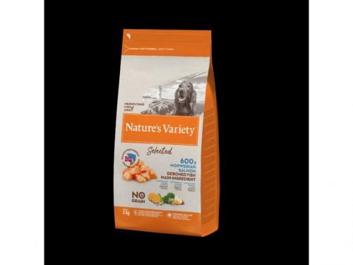 Nature's Variety selected pro střední psy s lososem 2kg