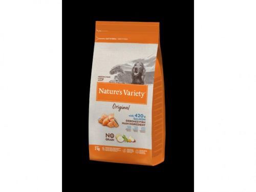 Nature's Variety original pro střední psy s lososem 2kg