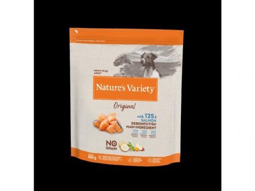 Nature's Variety original pro malé psy s lososem 600g