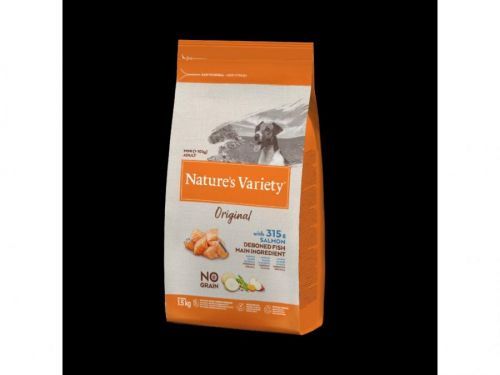 Nature's Variety original pro malé psy s lososem 1,5kg
