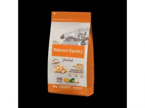 Nature's Variety selected pro koťata s kuřecím 1,25kg