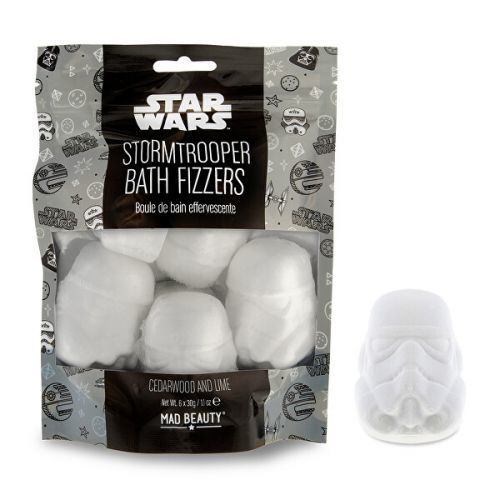 Mad Beauty Šumivé bomby do koupele Star Wars Storm Trooper (Bath Fizzers) 6 x 30 g